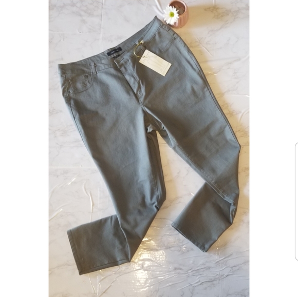 Plus Size Gray Jegging - Picture 1 of 4